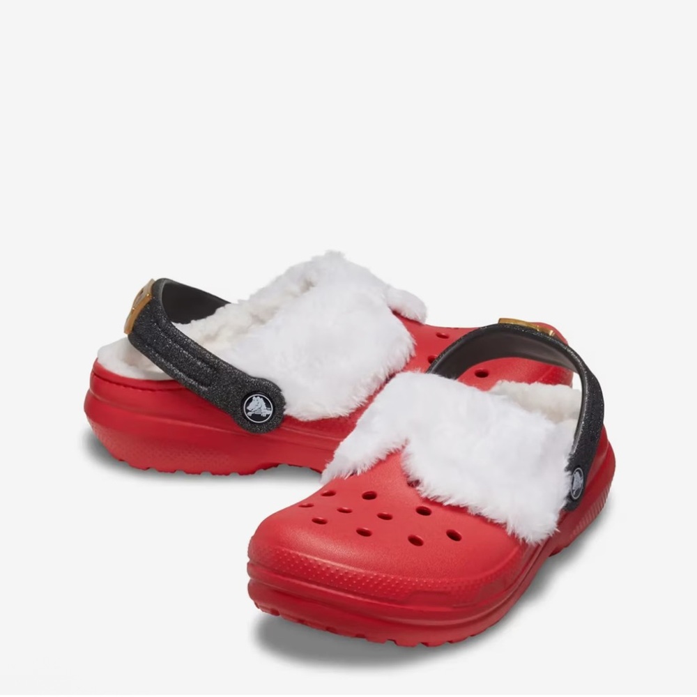 Crocs Kids Classic Santa Clogs Size J3